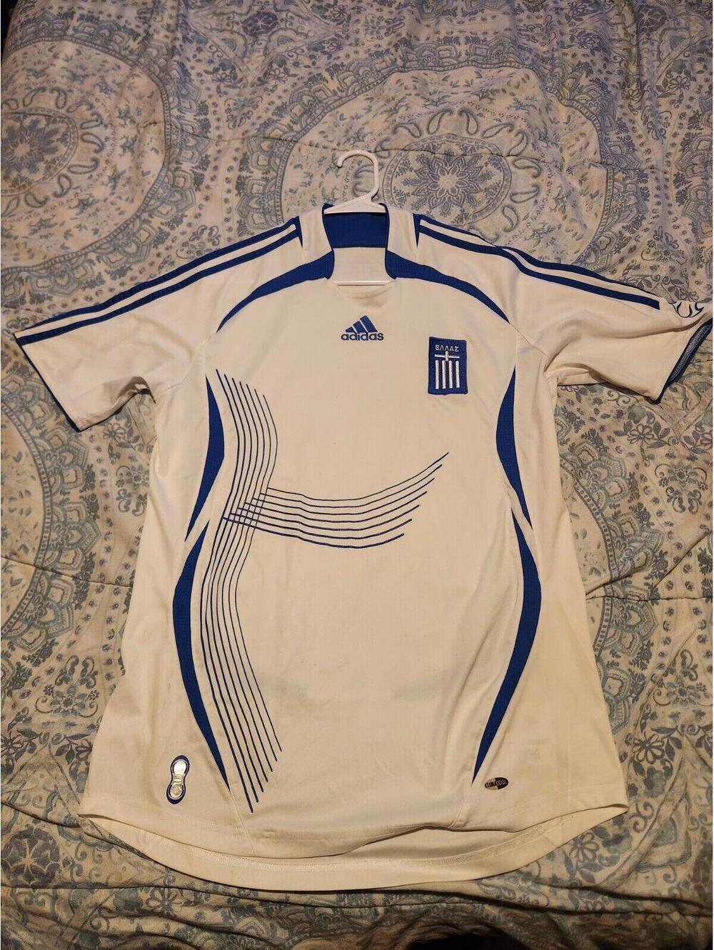Greece 2006/2007 Away Soccer Jersey Size M